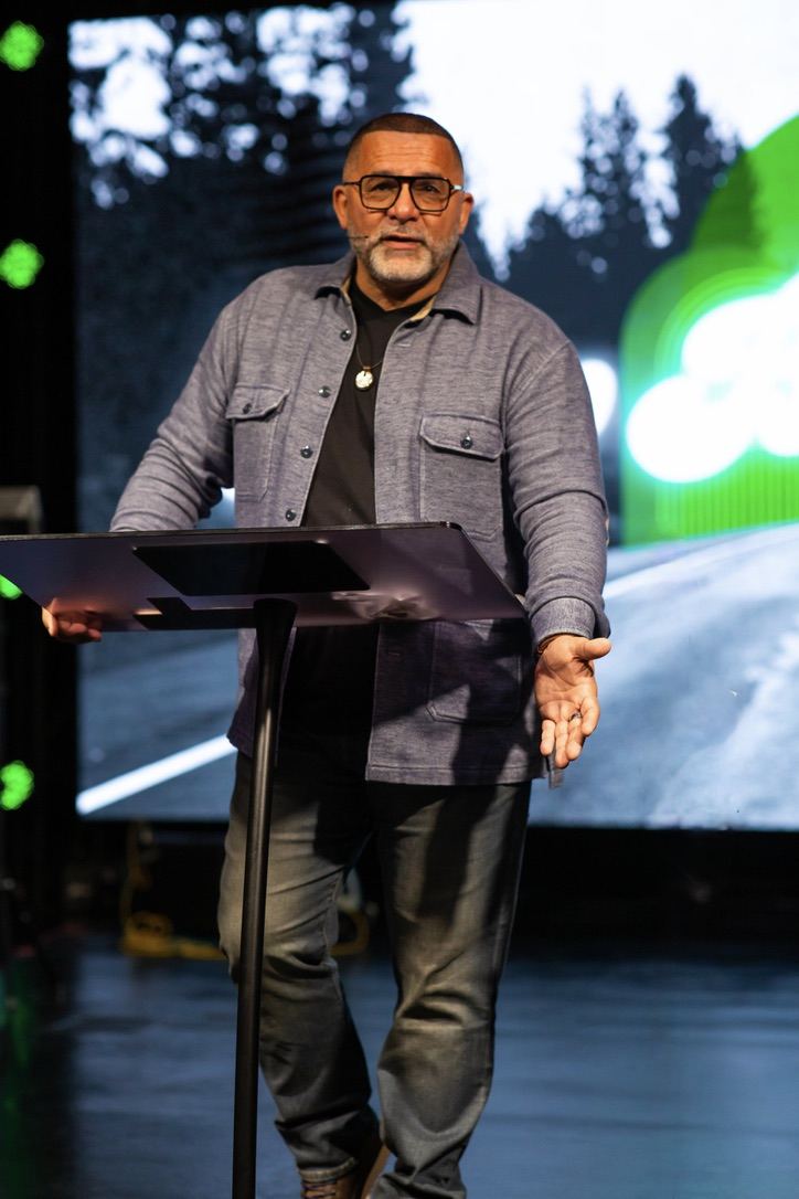 Manny Rivera preaching